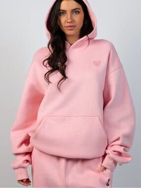 COMFRT LOVE HOODIE PINK - XS